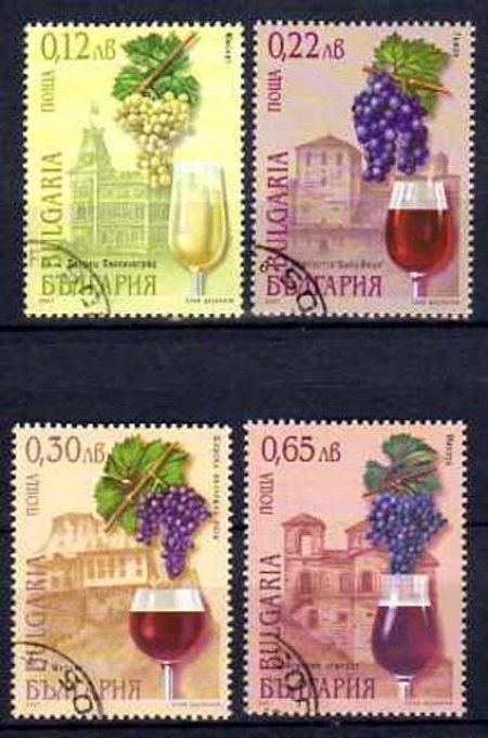 Bulgarie 2001 (FL21) série complète de 4 timbres oblitérés