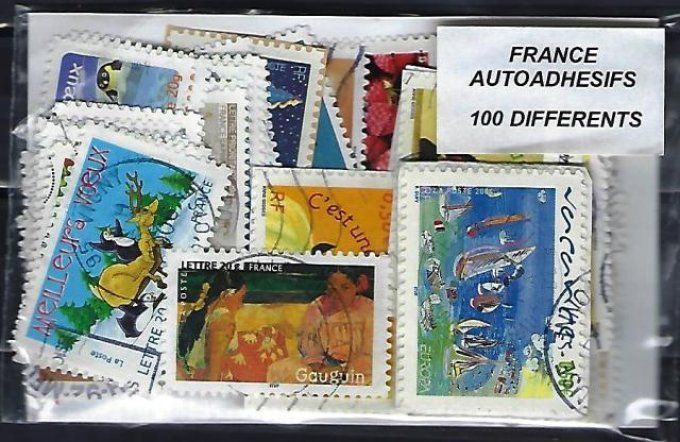 Collections de timbres de France Auto Adhésifs oblitérés