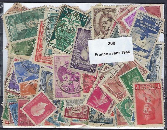 Collections de timbres de France Avant 1946 oblitérés