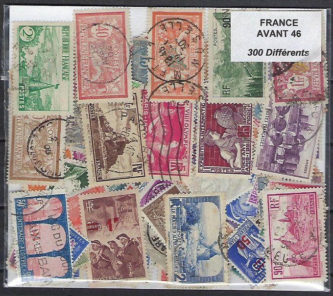 Collections de timbres de France Avant 1946 oblitérés