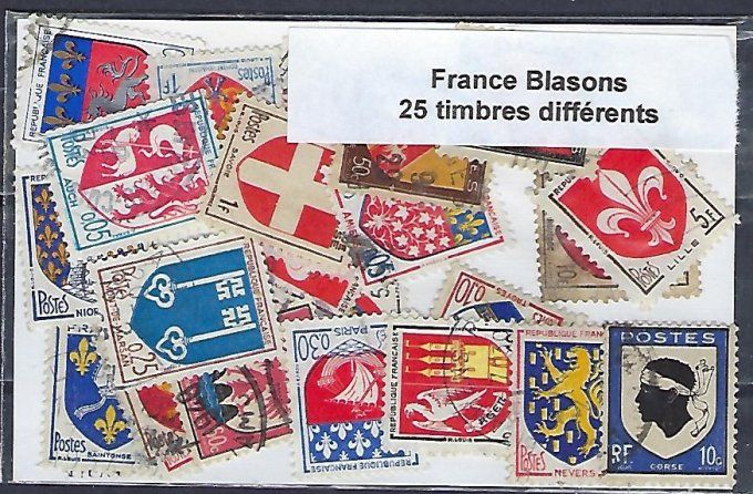 Collections de timbres de France Blasons