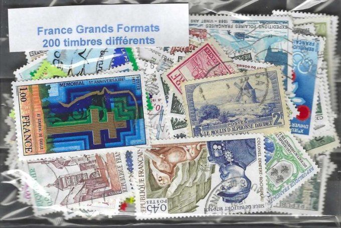 Collections de timbres de France Commémoratifs Grands Formats