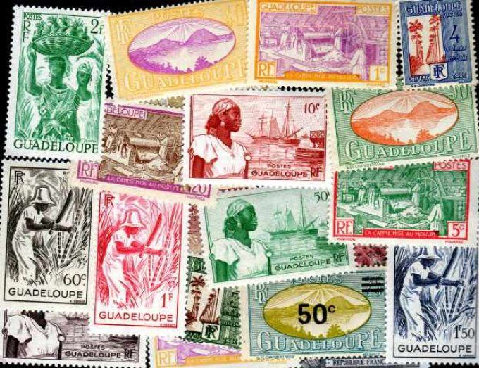 Collections de timbres de Guadeloupe