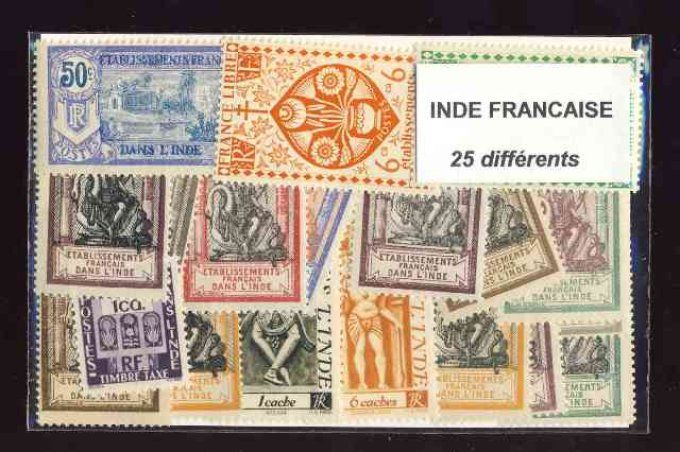 Collections de timbres d'Inde Française