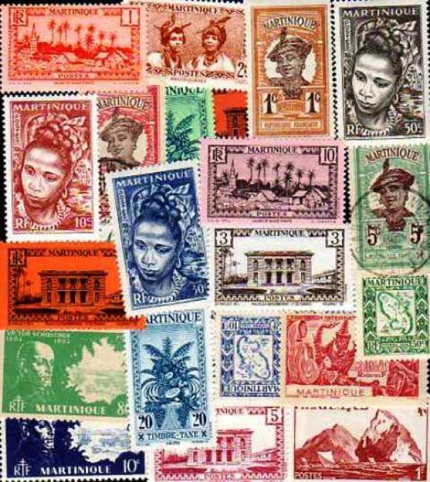 Collections de timbres de Martinique