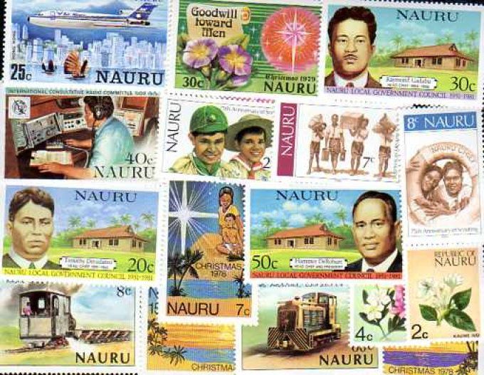 Collections de timbres de Nauru