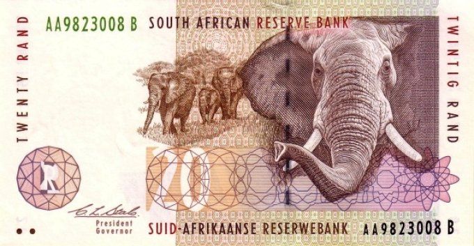 Billet de collection Afrique du sud 10 Rand 1993-1999 pick 124a UNC