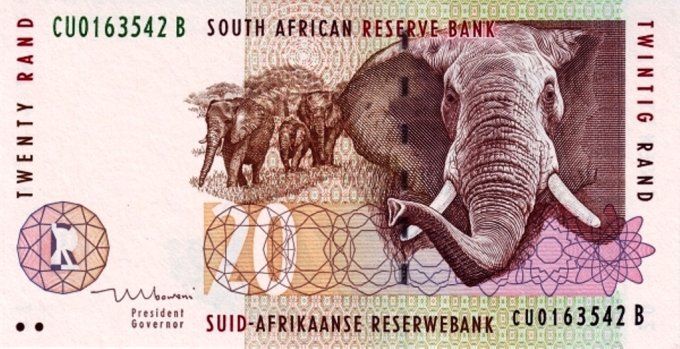 Billet de collection Afrique du sud 10 Rand 1993-1999 pick 124b UNC