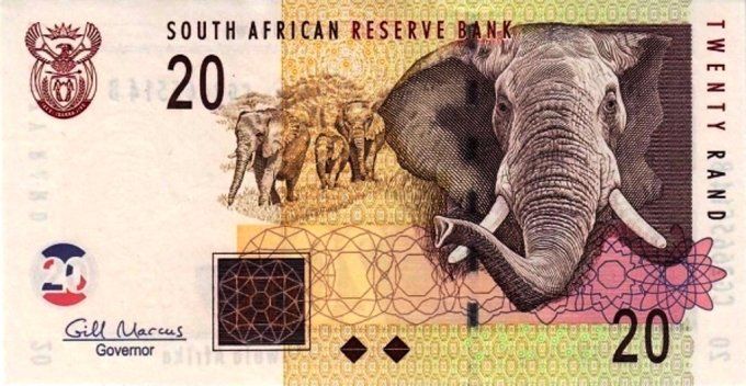 Billet de collection Afrique du sud 20 Rand 2009 pick 129b UNC