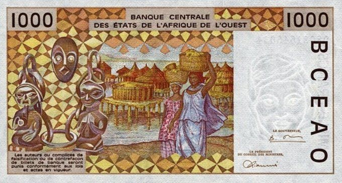 Billet de collection Etats Afrique de l'ouest Côte d'Ivoire 1000 francs année 1998 pick 111h UNC