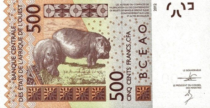 Billet de collection Etats Afrique de l'ouest Côte d'Ivoire 500 francs année 2013 pick 119b UNC