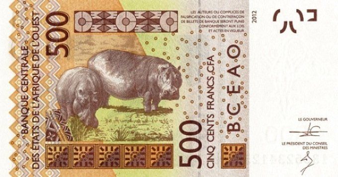 Billet de collection Etats Afrique de l'ouest Niger 500 francs année 2013 pick 619b UNC 