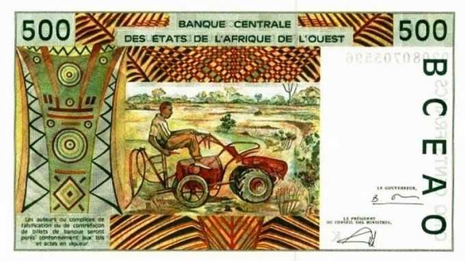 Billet de collection Etats Afrique de l'ouest Sénégal 500 francs année 2002 pick 710m UNC