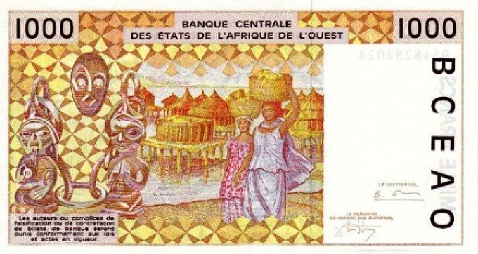 Billet de collection Etats Afrique de l'ouest Sénégal 1000 francs année 1995 pick 711e UNC