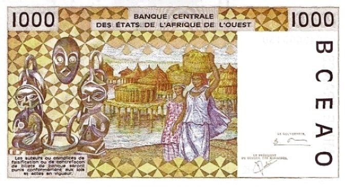 Billet de collection Etats Afrique de l'ouest Sénégal 1000 francs année 2001 pick 711k UNC