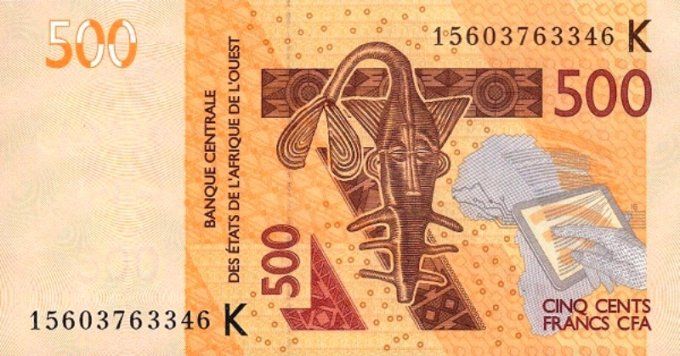 Billet de collection Etats Afrique de l'ouest Sénégal 500 francs année 2015 pick 719d UNC 