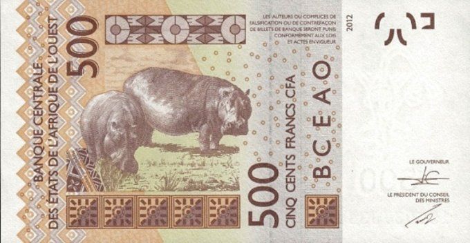 Billet de collection Etats Afrique de l'ouest Sénégal 500 francs année 2015 pick 719d UNC 