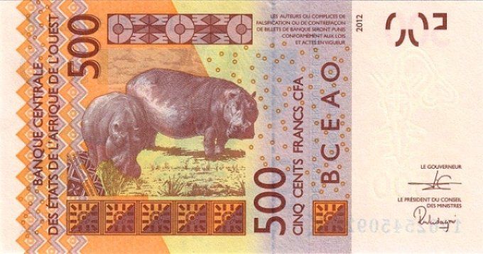 Billet de collection Etats Afrique de l'ouest Sénégal 500 francs année 2019 pick 719h UNC