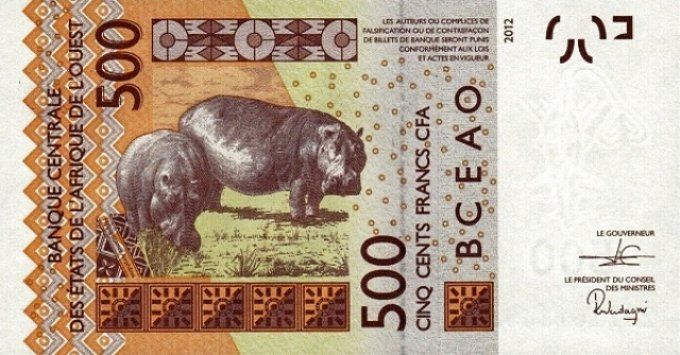 Billet de collection Etats Afrique de l'ouest Togo 500 francs année 2020 pick 819i UNC