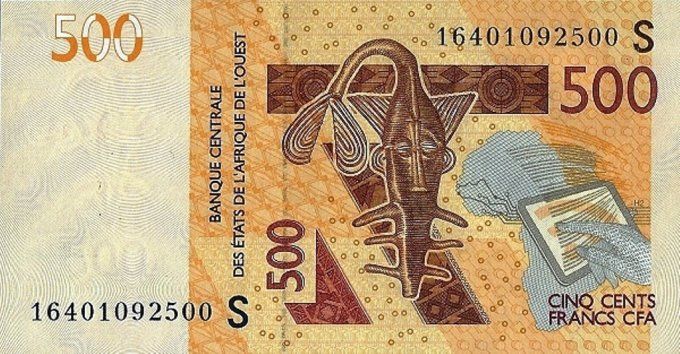 Billet de collection Etats Afrique de l'ouest Guinée Bissau 500 francs année 2016 pick 919e UNC