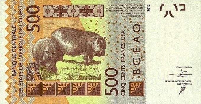 Billet de collection Etats Afrique de l'ouest Guinée Bissau 500 francs année 2016 pick 919e UNC